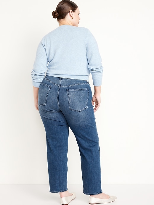 L'image numéro 8 présente Jean Wow ample à taille haute