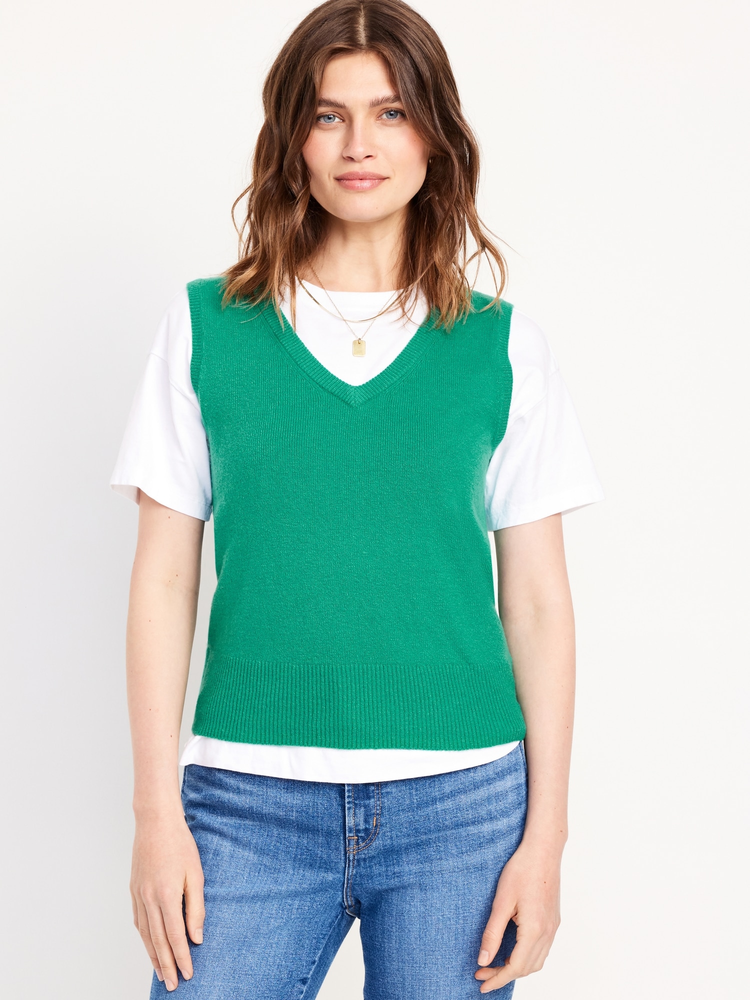 SoSoft V-Neck Layering Vest