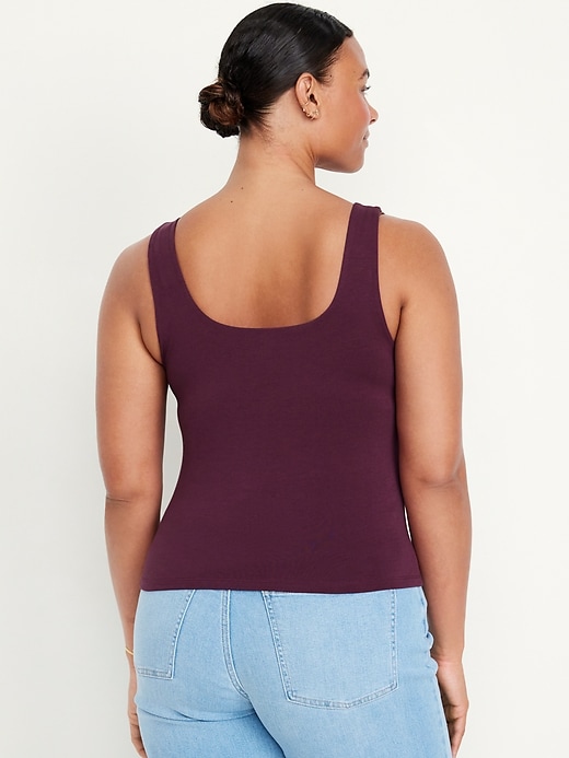 Image number 5 showing, Double-Layer Crop Tank Top