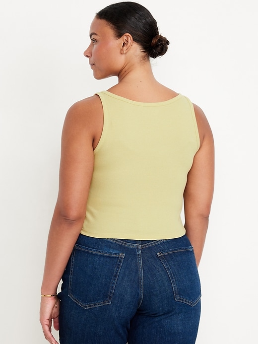 Image number 6 showing, Ribbed Crop Tank Top