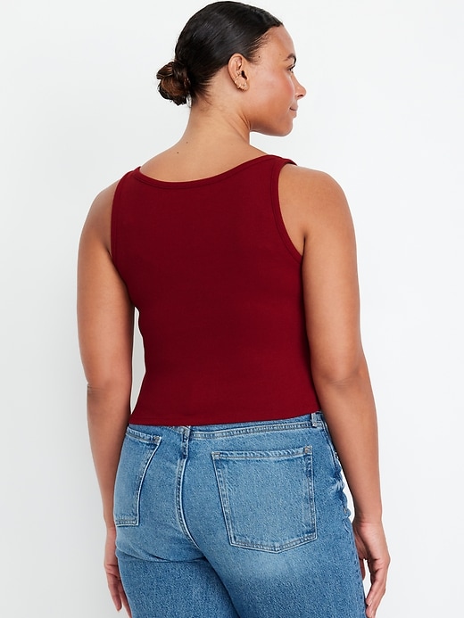 Image number 6 showing, Ribbed Crop Tank Top