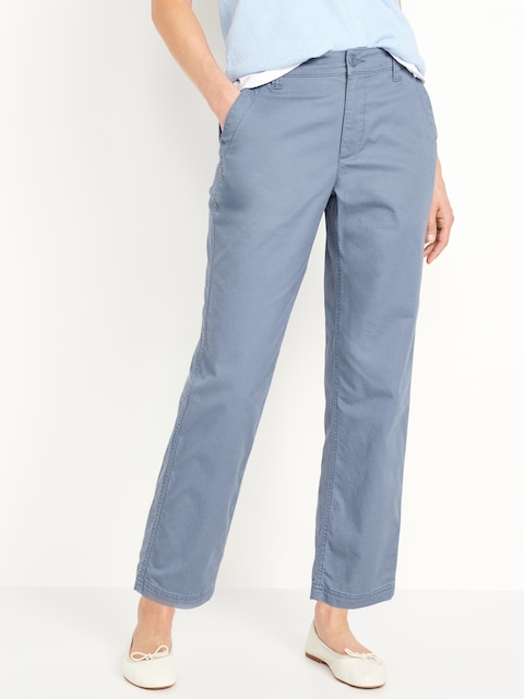 High-Waisted OGC Chino Pants - Blue