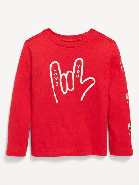 Long-Sleeve Graphic T-Shirt for Toddler Boys