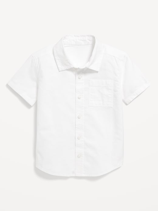 Voir une image plus grande du produit 1 de 4. Chemise oxford à manches courtes pour Tout-petit garçon