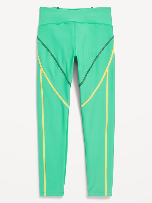 Image number 4 showing, High-Waisted Power-Soft 7/8 Leggings for Girls