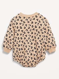 Image number 2 showing, Printed Long-Sleeve One-Piece Romper for Baby