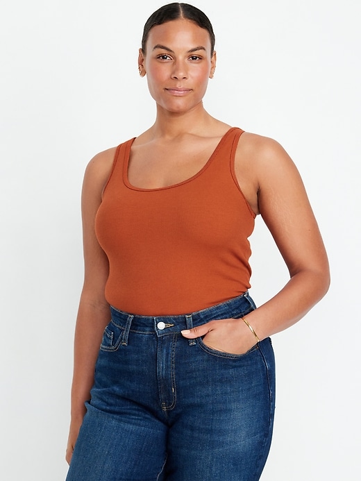 Image number 5 showing, Rib-Knit First Layer Tank Top