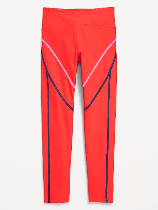 Image number 4 showing, High-Waisted Power-Soft 7/8 Leggings for Girls