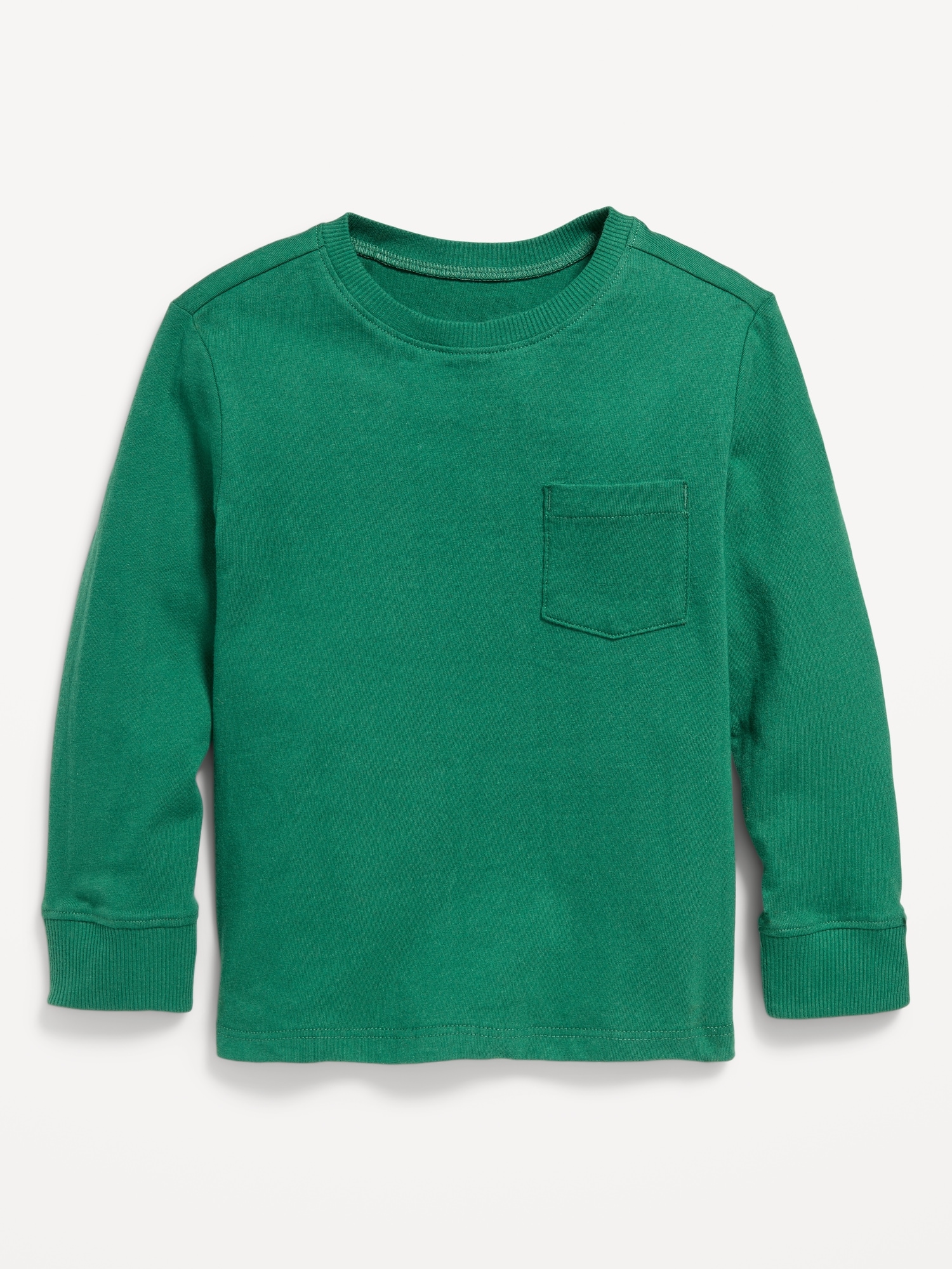 Long-Sleeve Pocket T-Shirt for Toddler Boys