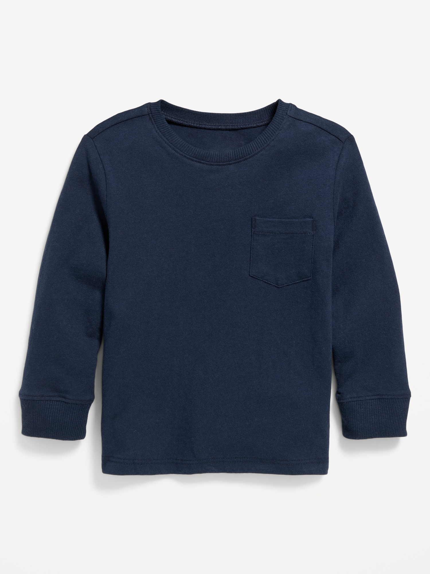 Long-Sleeve Pocket T-Shirt for Toddler Boys