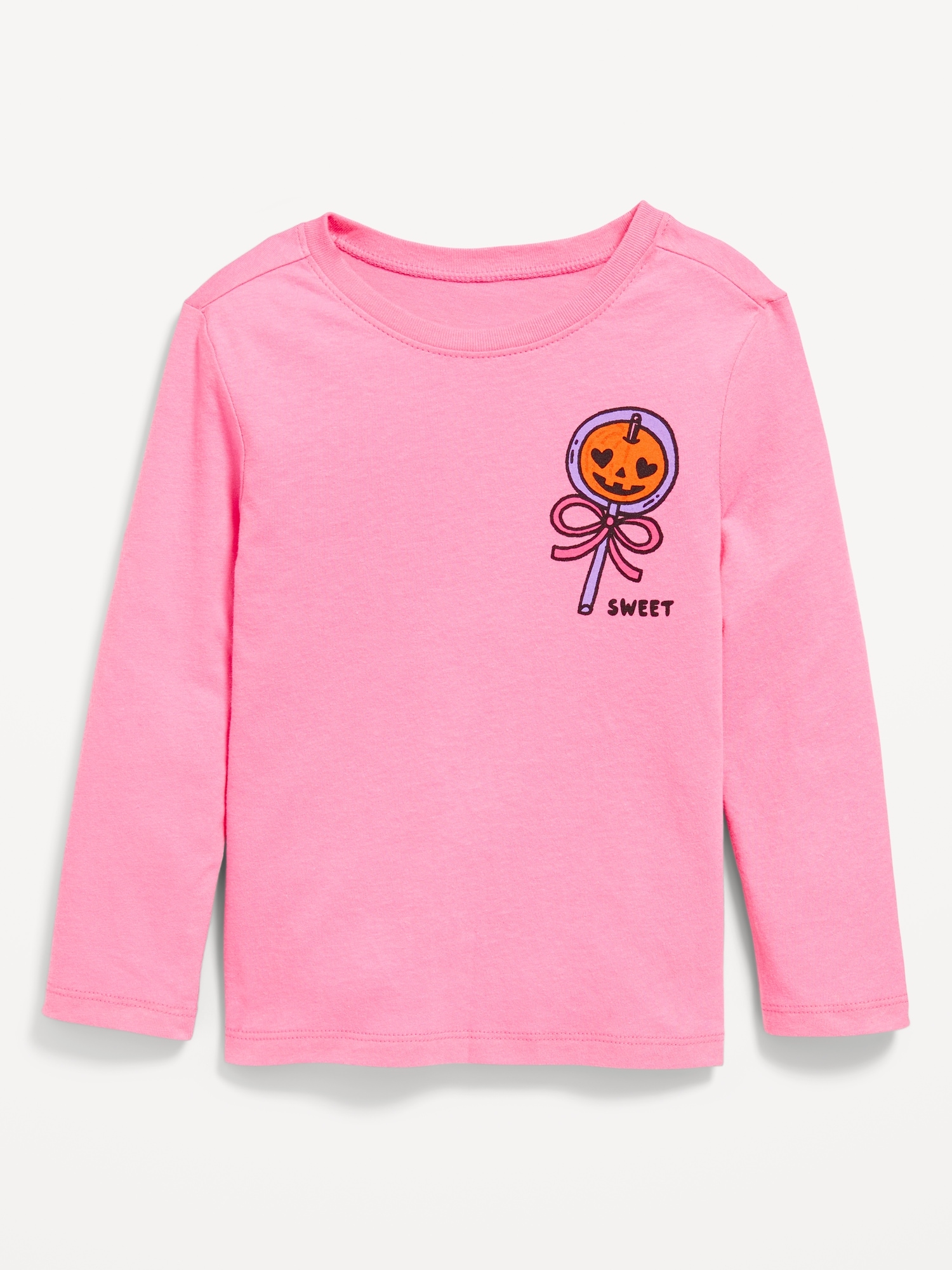 Long-Sleeve Graphic T-Shirt for Toddler Girls