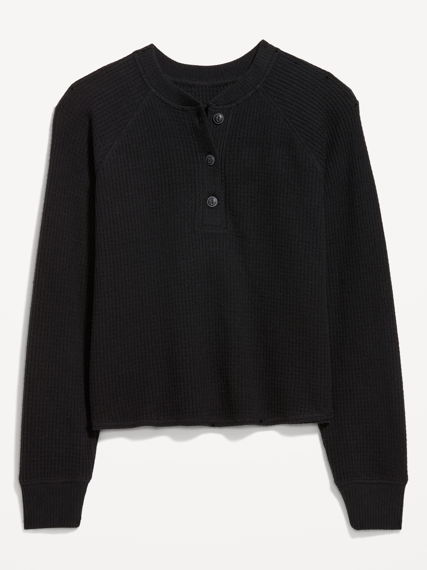 Cozy Thermal-Knit Henley