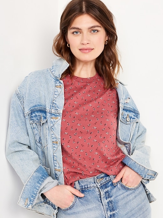 Image number 3 showing, EveryWear Crew-Neck Printed T-Shirt