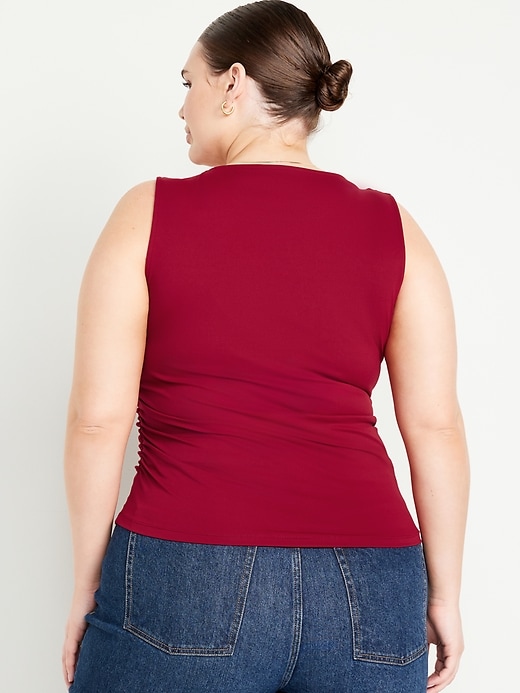 Image number 8 showing, Sleeveless Double-Layer Top