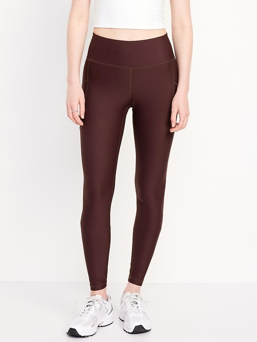 Image number 1 showing, High-Waisted PowerSoft Full-Length Pocket Leggings