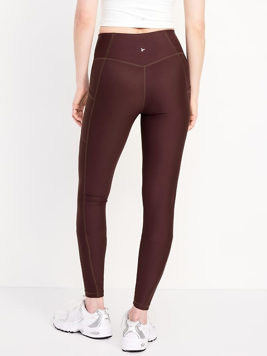 Image number 2 showing, High-Waisted PowerSoft Full-Length Pocket Leggings