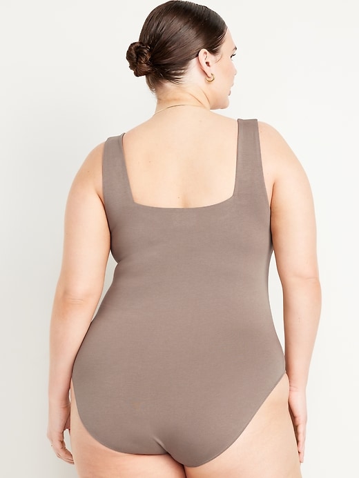 Image number 8 showing, Square-Neck Tank Top Bodysuit