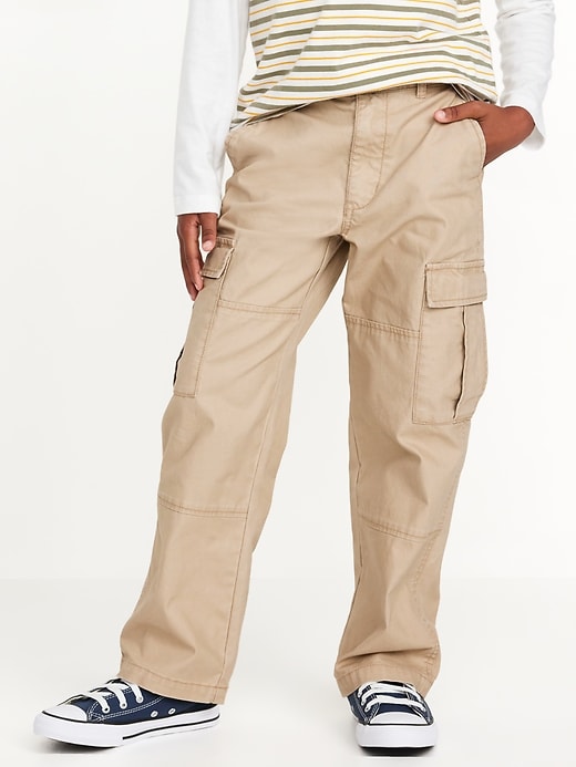 View large product image 1 of 5. Baggy Non-Stretch Cargo Pants for Boys