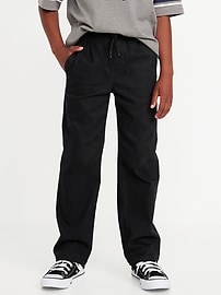 L'image numéro 1 présente Pantalon WOW à jambe droite à taille extensible pour garçon