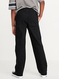 L'image numéro 2 présente Pantalon WOW à jambe droite à taille extensible pour garçon