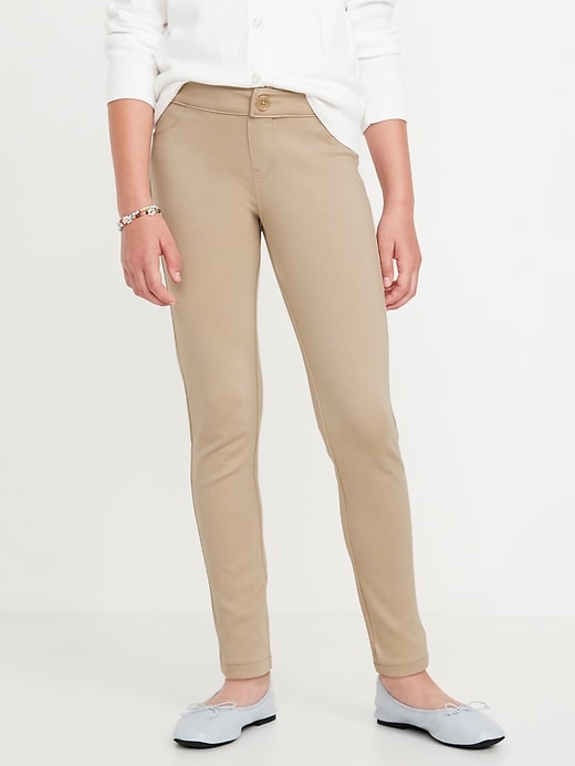 Khaki uniform jeggings best sale