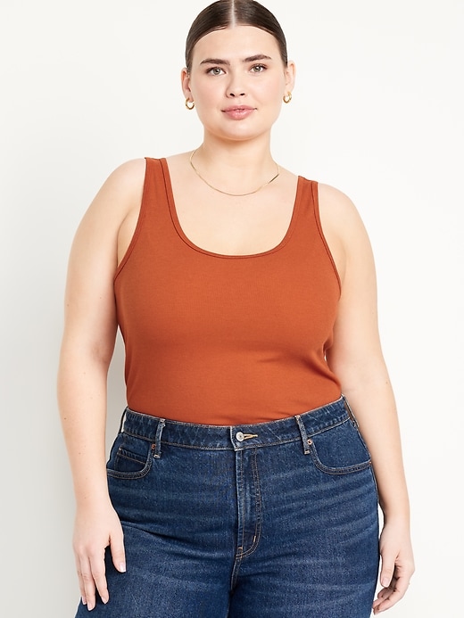 Image number 7 showing, Rib-Knit First Layer Tank Top
