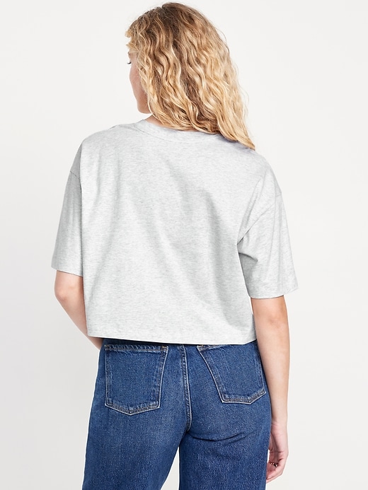 Image number 2 showing, Vintage Oversized Crop T-Shirt