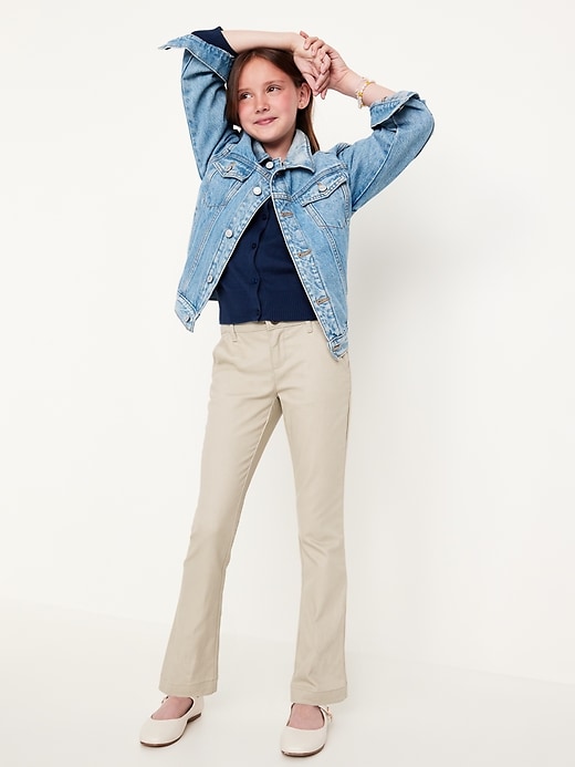 Image number 3 showing, School Uniform Bootcut Pants for Girls