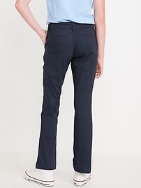 L'image numéro 2 présente Pantalons d'uniforme extensible en sergé pour fille