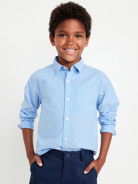 Chemise oxford d’uniforme légère Built-In Flex pour garçon