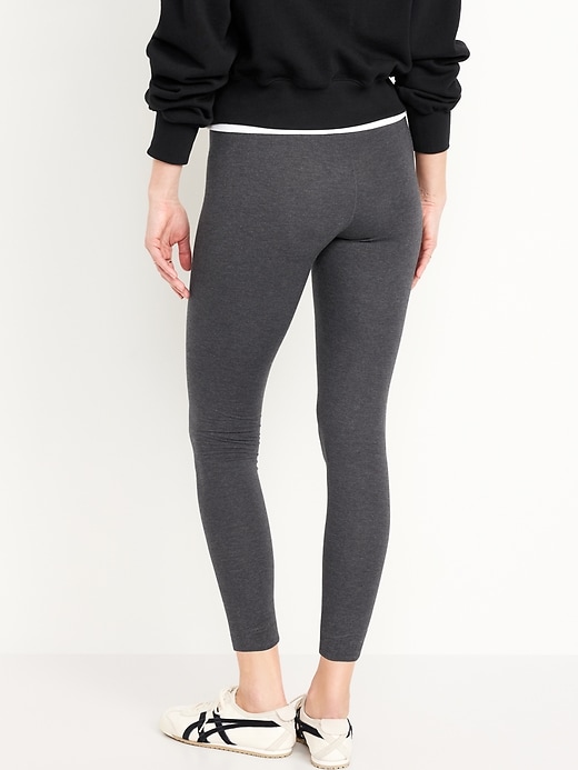 Image number 7 showing, Mid-Rise Jersey Crop Legging