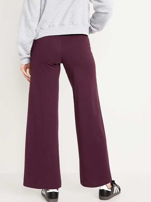 Image number 2 showing, High-Waisted Wide-Leg Leggings