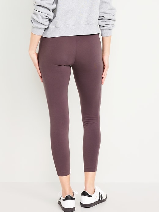 View large product image 2 of 6. High-Waisted Side Pocket 7/8 Leggings