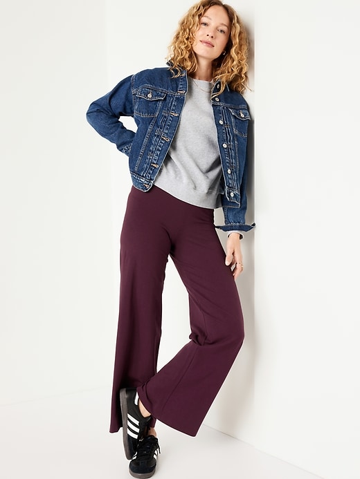 Image number 6 showing, High-Waisted Wide-Leg Leggings