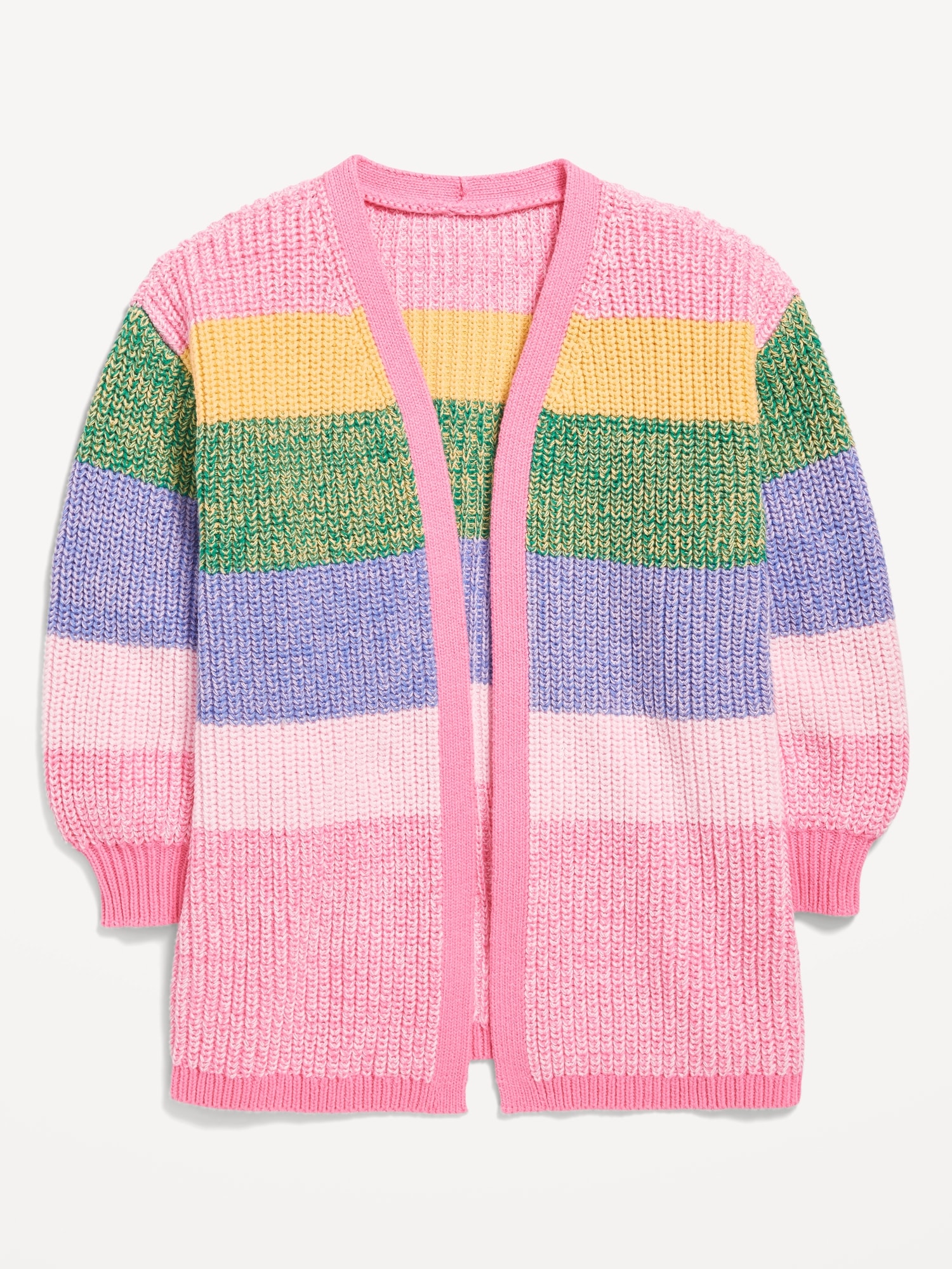 Open-Front Cardigan Sweater for Toddler Girls