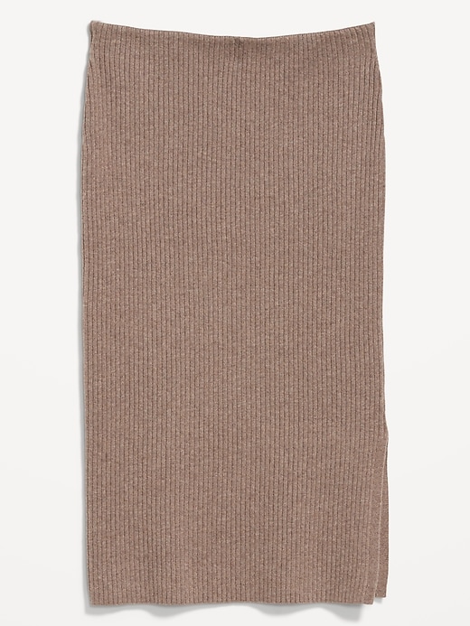 Image number 4 showing, High-Waisted SoSoft Ribbed Midi Skirt