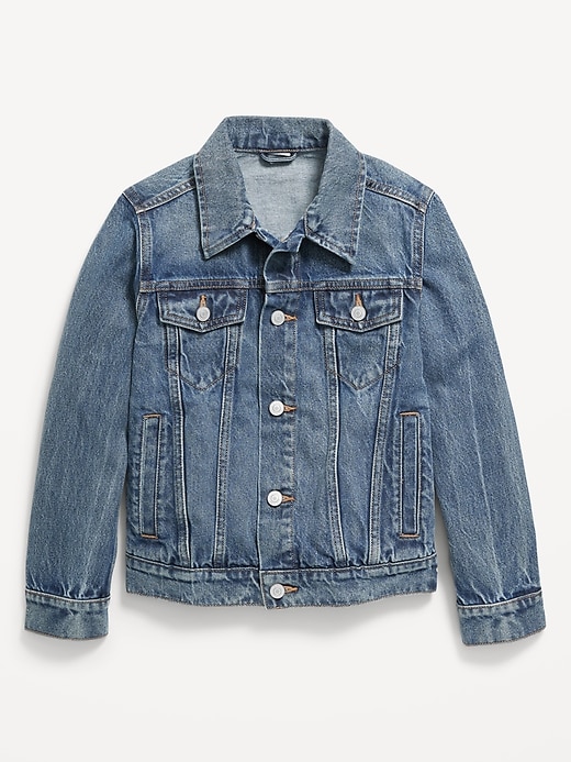 View large product image 2 of 3. Non-Stretch Jean Trucker Jacket for Boys