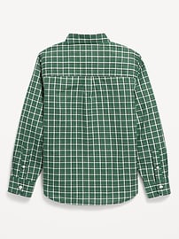 View large product image 3 of 3. Long-Sleeve Poplin Shirt for Boys