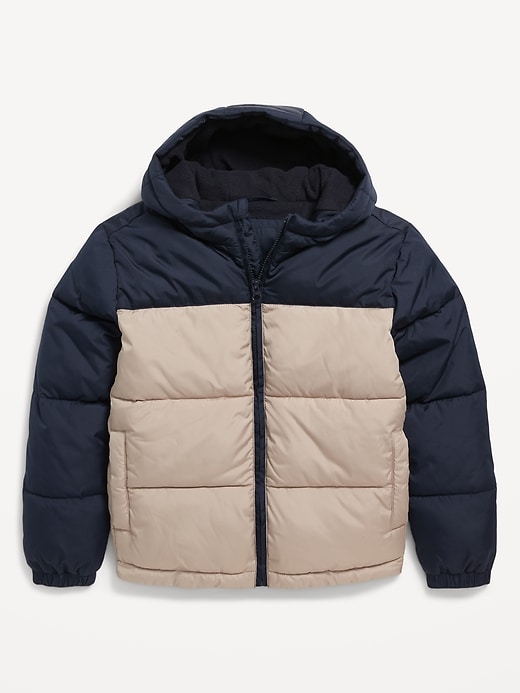 Image number 2 showing, Water-Resistant Quilted Puffer Jacket for Boys