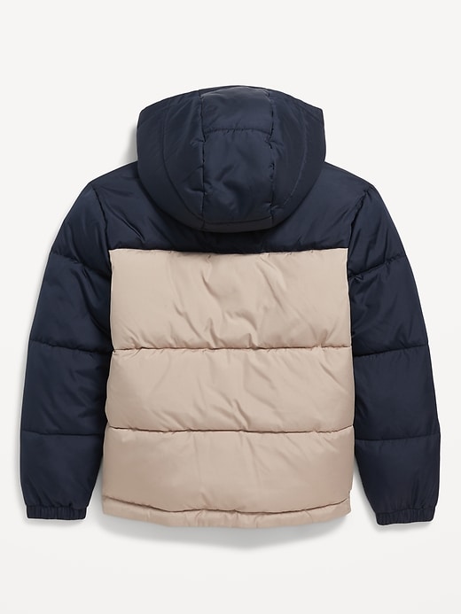 Image number 3 showing, Water-Resistant Quilted Puffer Jacket for Boys