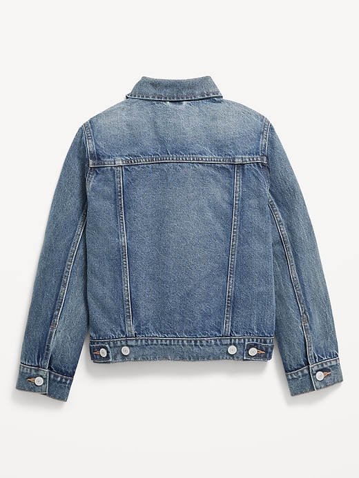 Image number 3 showing, Non-Stretch Jean Trucker Jacket for Boys