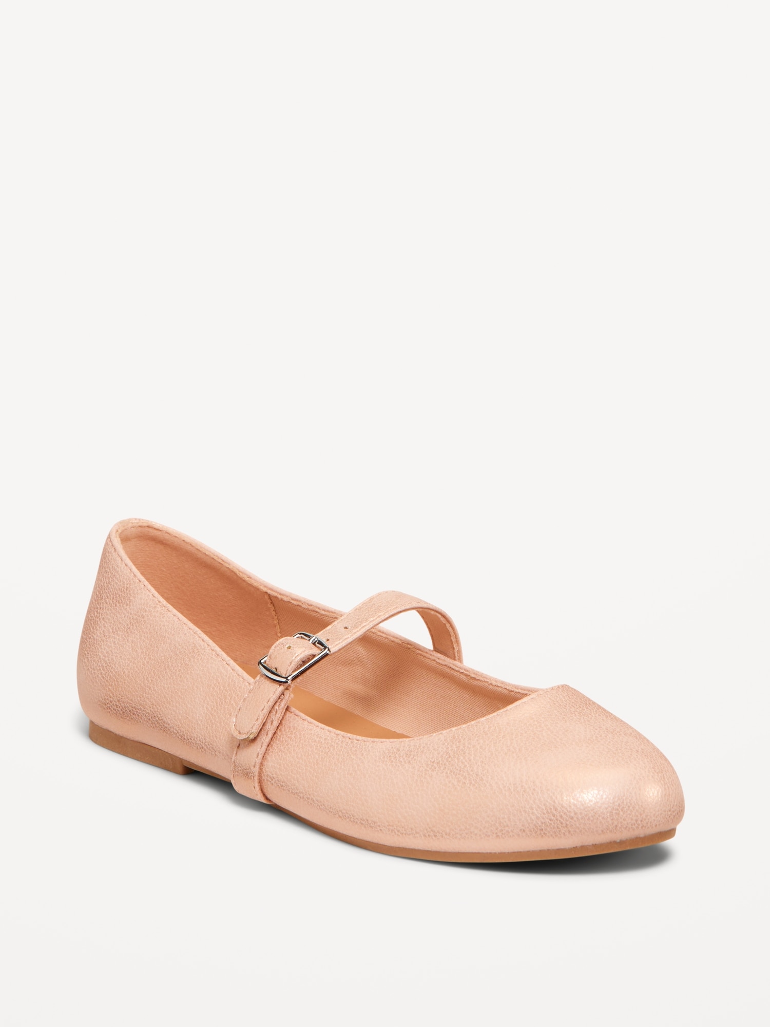 Faux-Leather Ballet Flats for Girls