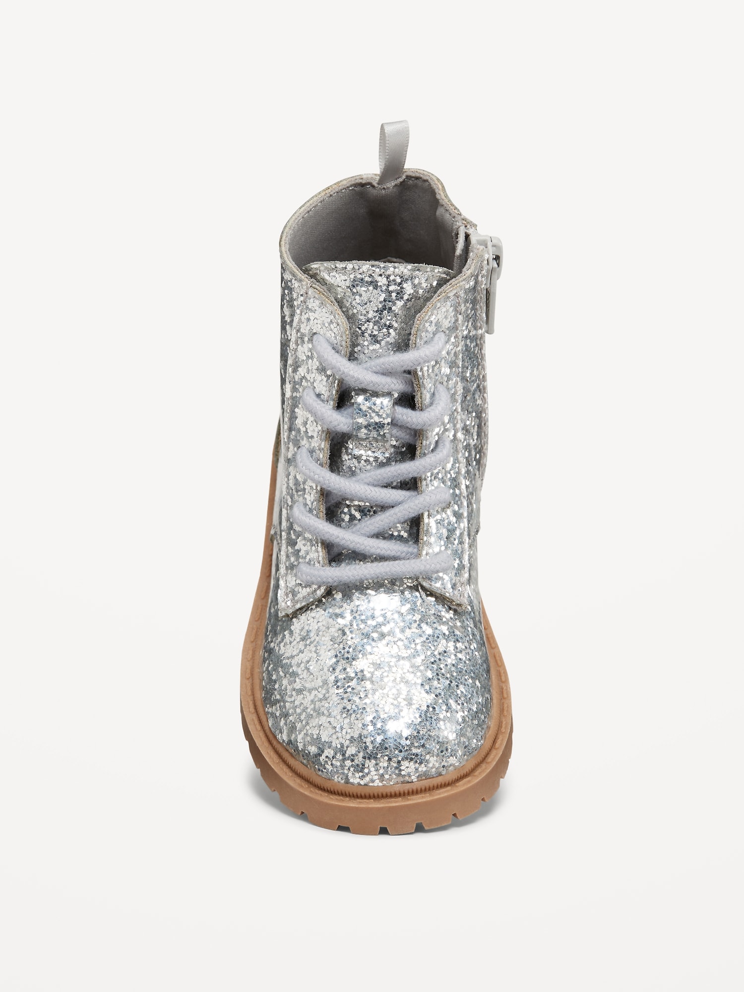 Side-Zip Combat Boots for Toddler Girls