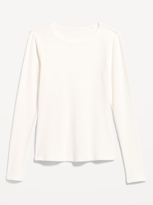 Image number 4 showing, Plush-Knit Long-Sleeve T-Shirt