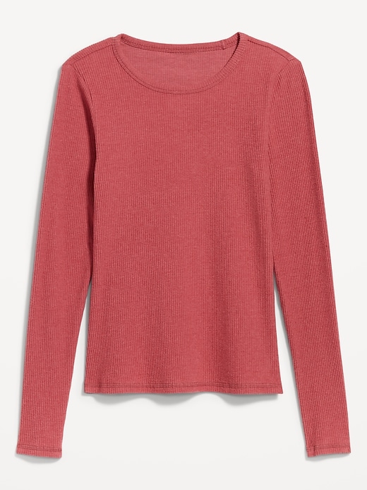 Image number 4 showing, Plush-Knit Long-Sleeve T-Shirt