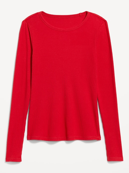 Image number 4 showing, Plush-Knit Long-Sleeve T-Shirt