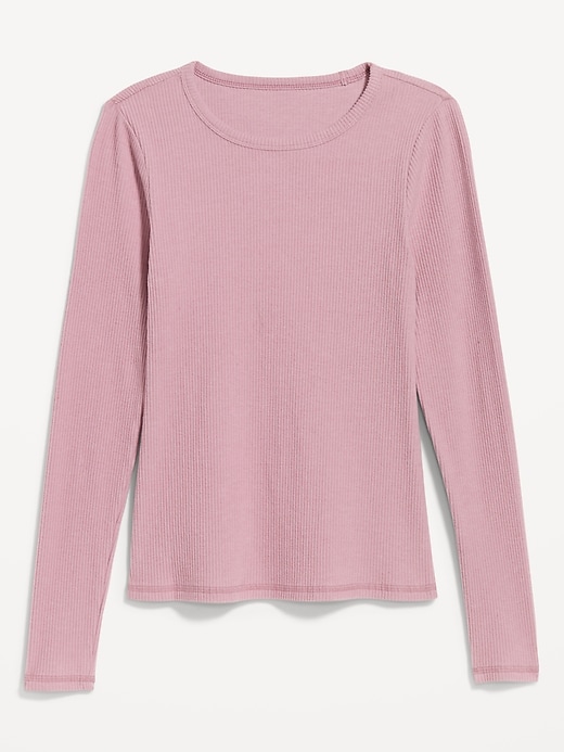 Image number 4 showing, Plush-Knit Long-Sleeve T-Shirt