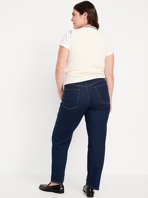 L'image numéro 6 présente Jean Wow ample à taille haute