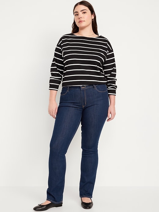 Image number 5 showing, Mid-Rise Wow Boot-Cut Jeans