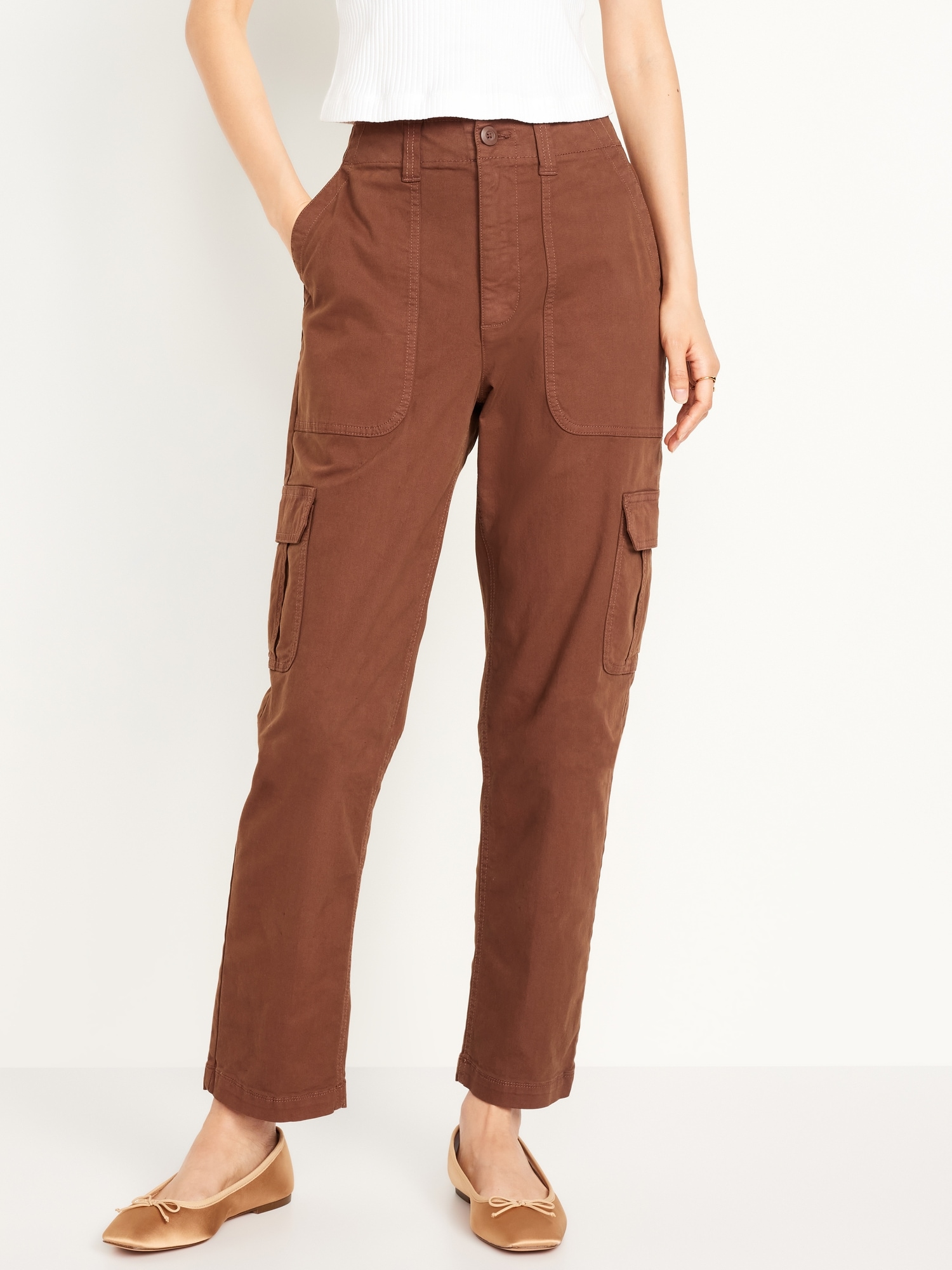 High-Waisted OGC Chino Cargo Pants